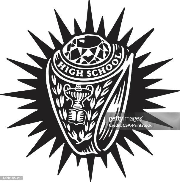 Class Rings Icon Drawing Square 290 Vintage Class Rings Stock Photos, High-Res Pictures, and Images ...