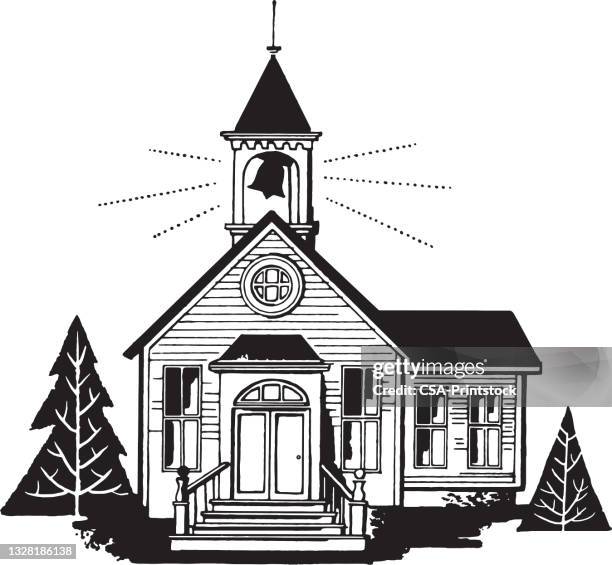 教会 - チャペル　外観点のイラスト素材／クリップアート素材／マンガ素材／アイコン素材
