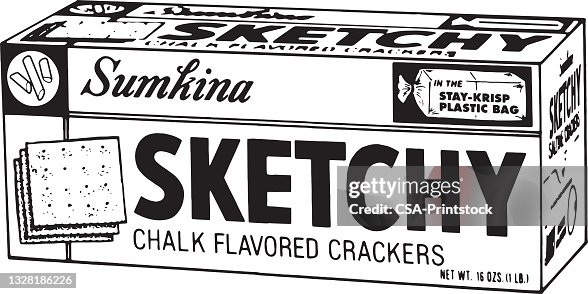 Sketchy Crackers Package Sketchy Crackers Package