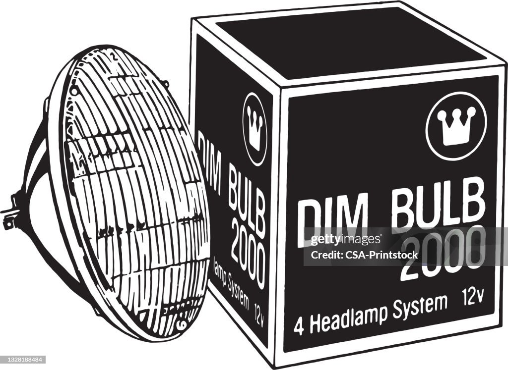 Headlamp Lightbulb and Packaging