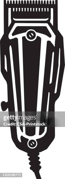 electric razor - barber stock illustrations