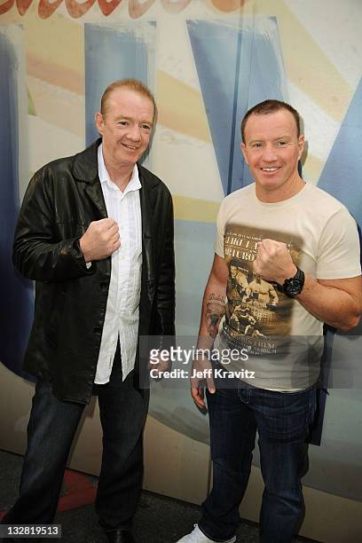 Boxers Dicky Eklund and Micky Ward arrives at Spike TV's 5th annual 2011 "Guys Choice" Awards at Sony Pictures Studios on June 4, 2011 in Culver...