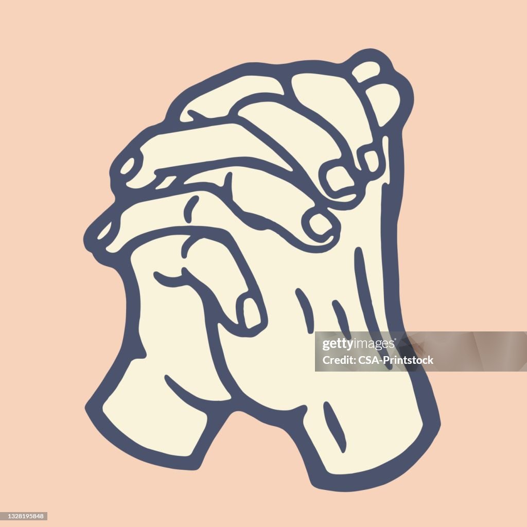 Floder Hand Folded Hands High-Res Vector Graphic - Getty Images