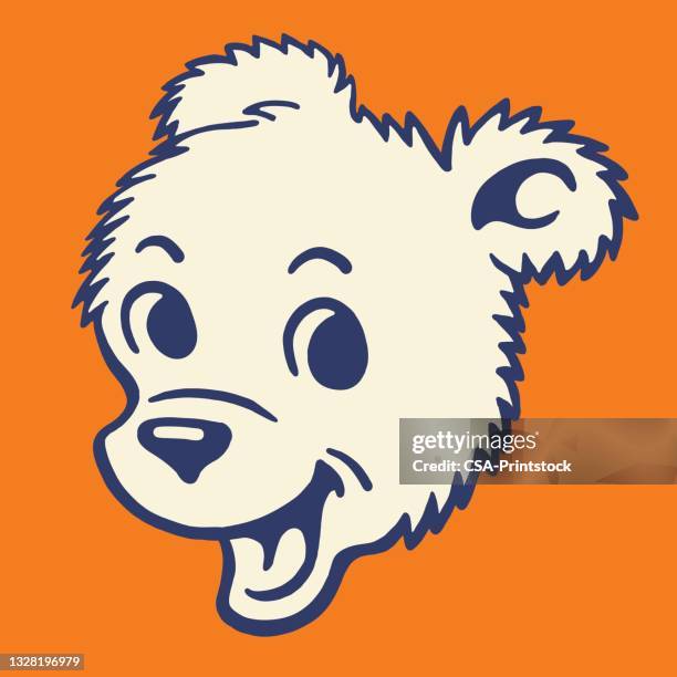 happy bear cub - bear cub stock illustrations