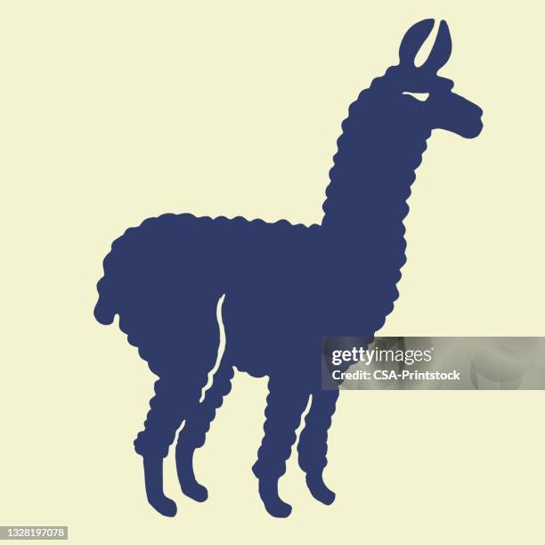 flame - llama stock illustrations