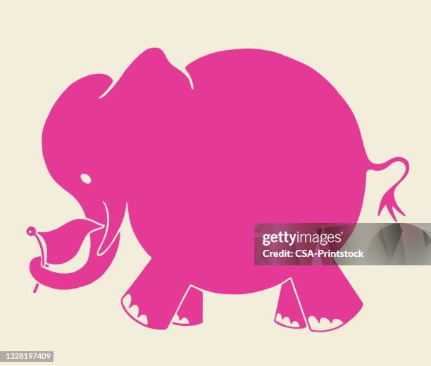 elephant - elephant trunk stock illustrations