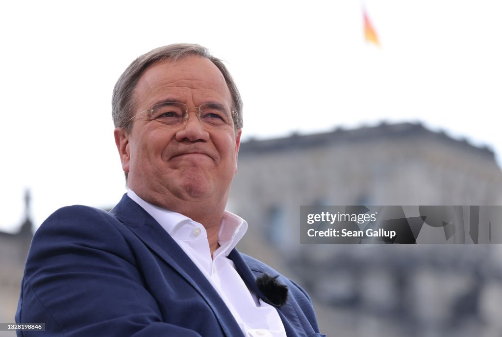 Armin Laschet Gives ARD Summer Interview