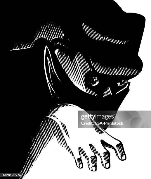 masked man - bandit stock illustrations