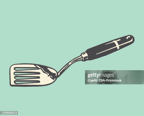 stockillustraties, clipart, cartoons en iconen met spatula - spatel