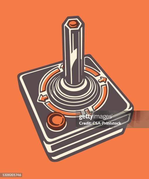 video game controller - joystick stock-grafiken, -clipart, -cartoons und -symbole