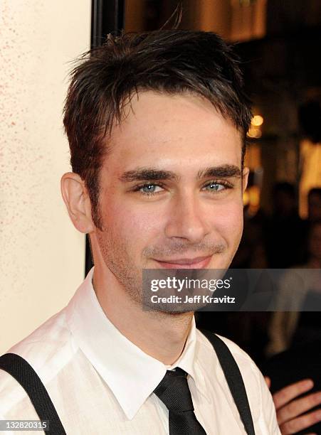 Actor Scott Mechlowicz arrives at the Los Angeles premiere of "Waiting for Forever" held at Pacific Theaters at the Grove on February 1, 2011 in Los...