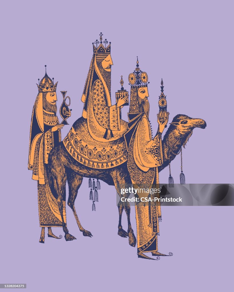Illustration of The Three Wise Men