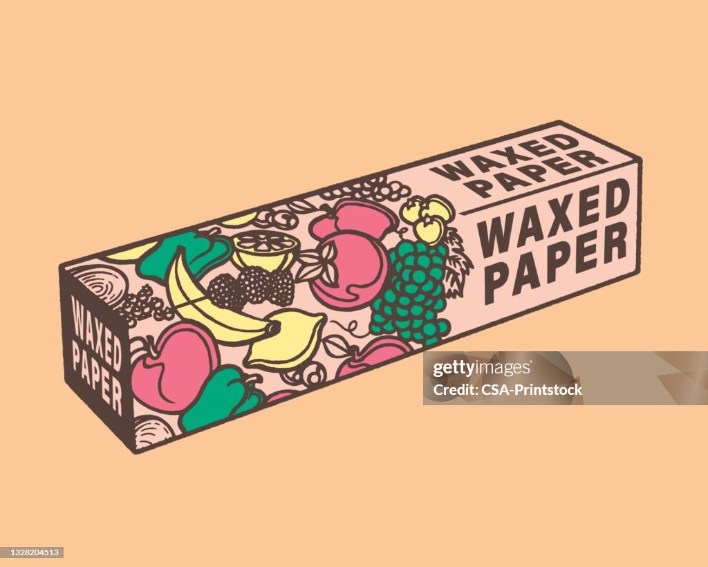 Illustration with box of waxed paper