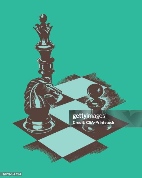 illustration of chess pawns - chess stock illustrations