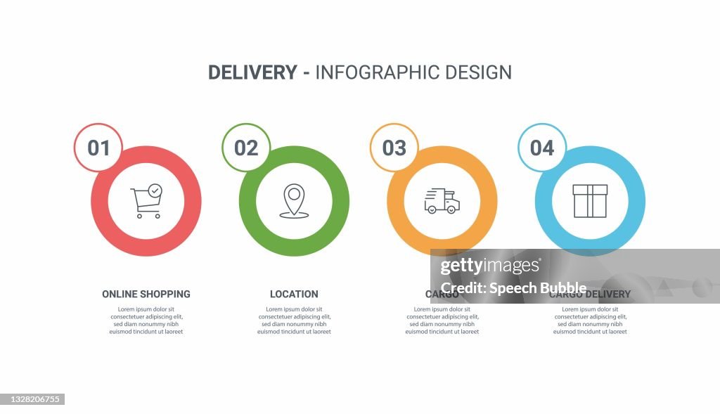 Delivery Infographic High-Res Vector Graphic - Getty Images