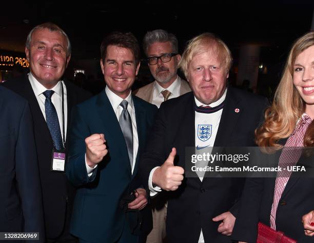 Peter Shilton, Former England International, Actor Tom Cruise, Film Director Christopher McQuarrie, Boris Johnson, Prime Minister of the United...