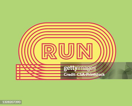 Running Track High-Res Vector Graphic - Getty Images