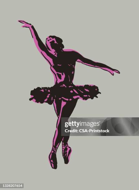 ilustraciones, imágenes clip art, dibujos animados e iconos de stock de bailarina de ballet - bailarinas de ballet dibujos