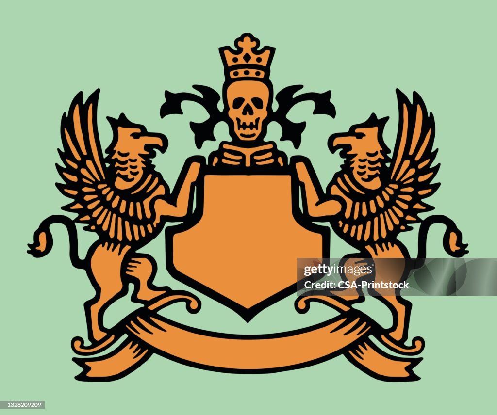 Rampant Griffin Shield