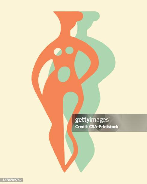 abstrakte frau - female body stock-grafiken, -clipart, -cartoons und -symbole
