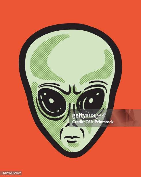 1,423 Alien Head High Res Illustrations - Getty Images