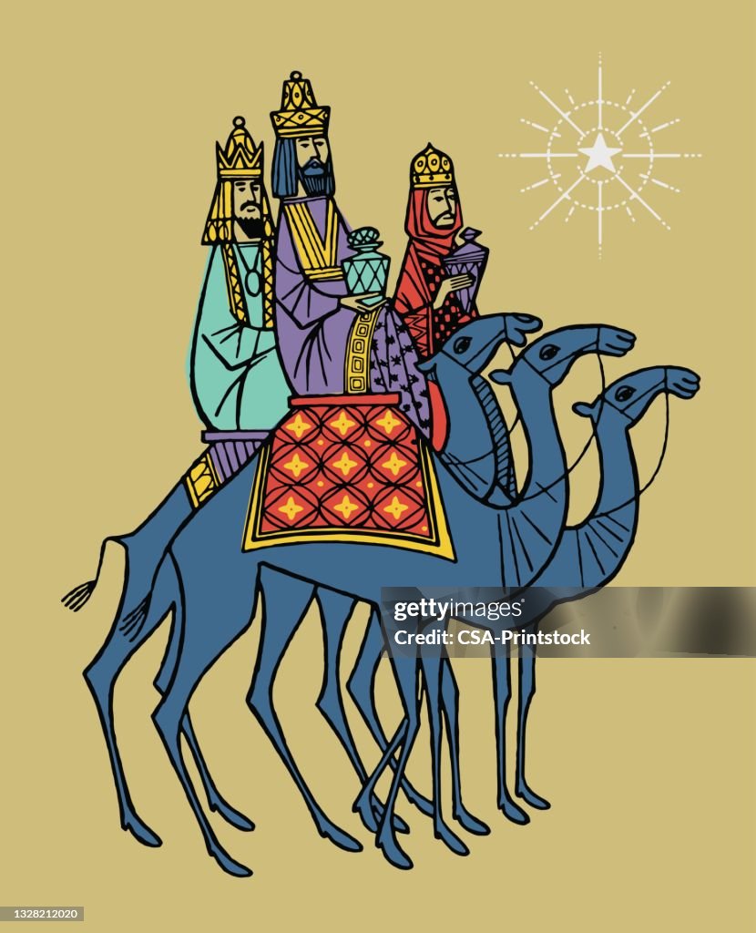 Three Wise Men on Camels