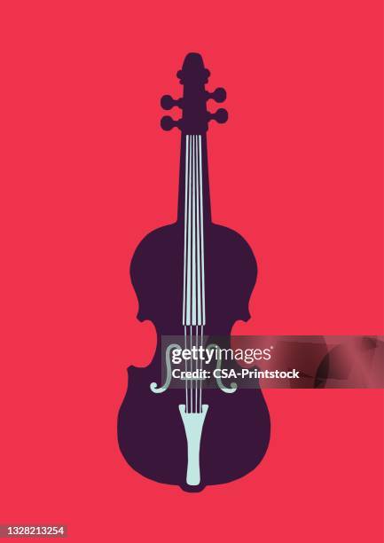 ilustraciones, imágenes clip art, dibujos animados e iconos de stock de violín - orquesta