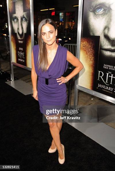 Braga Rite Actress Alice Braga arrives at the Los Angeles Premiere of