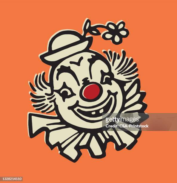 clown - joker stock illustrations