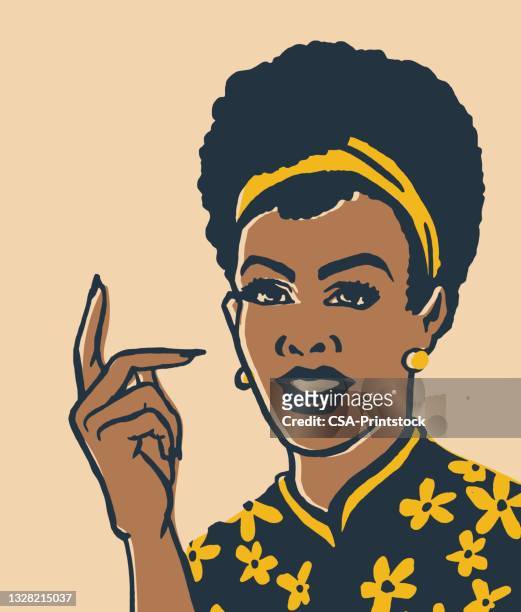 portrait of a woman - african ethnicity woman stock illustrations