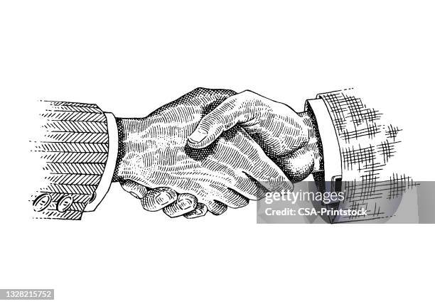 handshake - leaving office stock illustrations