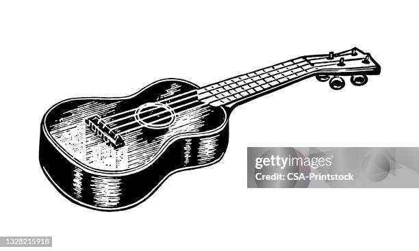 acoustic guitar - guitar stock illustrations