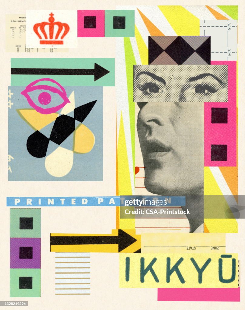 Abstract Collage Card Abstract Collage High-Res Vector Graphic - Getty Images