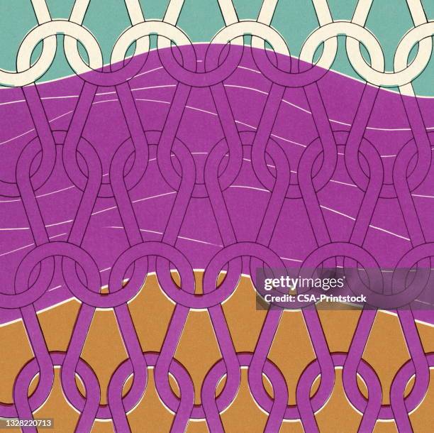 closeup of knitting - braided stock illustrations