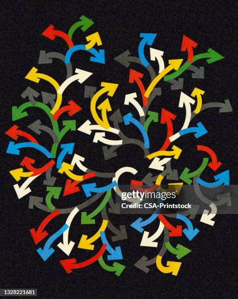 Directional Design Patterns Vintage Directional Arrow Photos and Premium High Res Pictures - Getty ...
