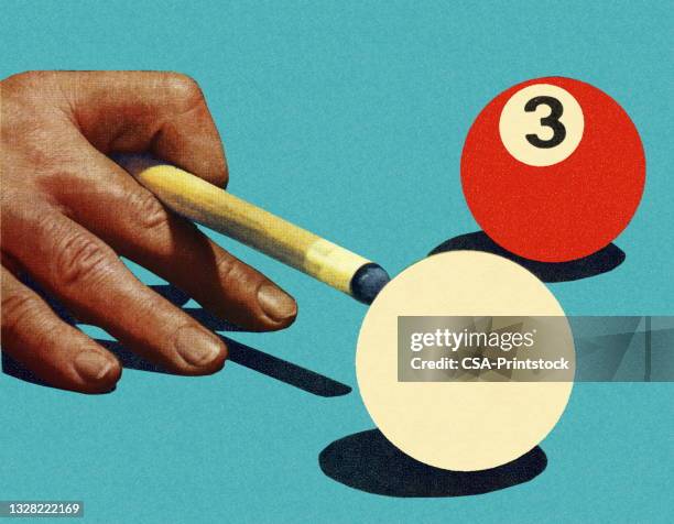 ball pool - billard cue stock-grafiken, -clipart, -cartoons und -symbole