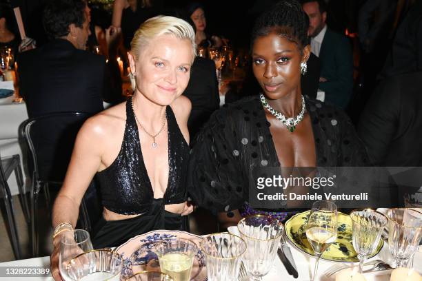 Jodie Turner-Smith attends Kering Women In Motion Awards Dinner on July 11, 2021 in Cannes, France.