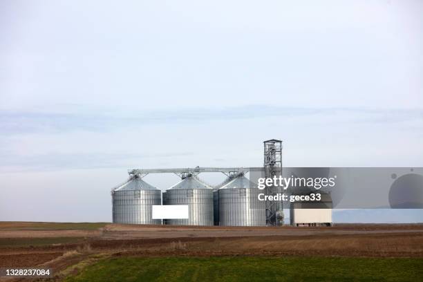 silo - grain dryer stock pictures, royalty-free photos & images