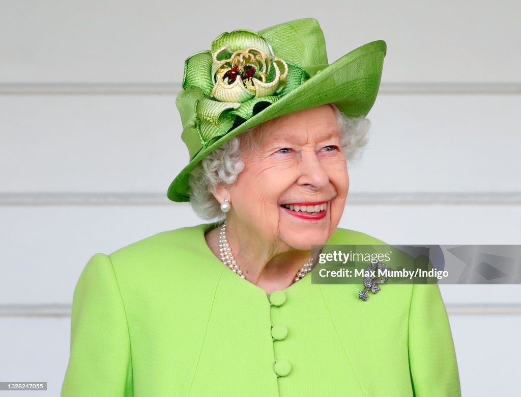 Queen Elizabeth II Attends The Royal Windsor Cup 2021