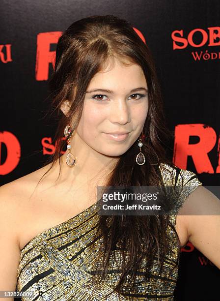 Actress Katelyn Pippy arrives at the Los Angeles Special Screening of "RED" held at Grauman's Chinese Theatre on October 11, 2010 in Hollywood,...