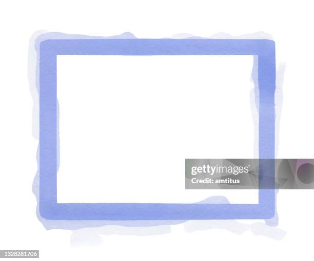 stockillustraties, clipart, cartoons en iconen met bold paint frame - dik geconcentreerd