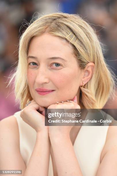Alba Rohrwacher attends the "Tre Piani " photocall during the 74th annual Cannes Film Festival on July 12, 2021 in Cannes, France.