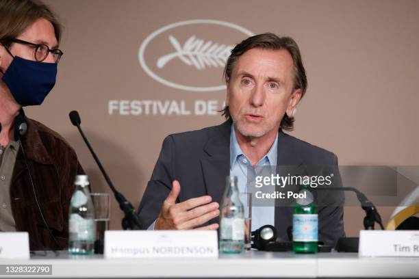 Tim Roth attends the "Bergman Island" press conference during the 74th annual Cannes Film Festival on July 12, 2021 in Cannes, France.