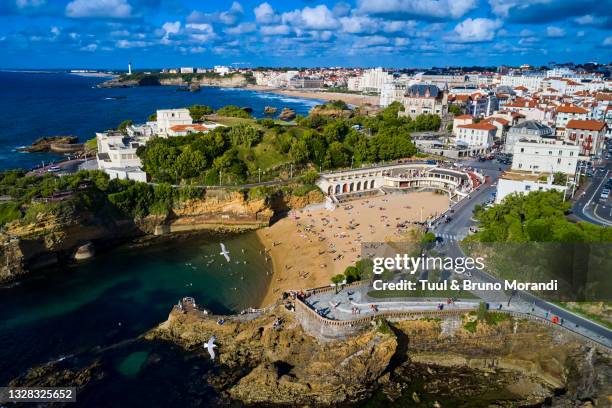 france, pyrénées-atlantiques (64), pays basque, biarritz - biarritz fotografías e imágenes de stock