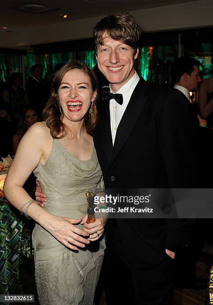 Actress Kelly Macdonald and musician Dougie Payne attends HBO's 68th Annual Golden Globe Awards Official After Party held at The Beverly Hilton hotel...