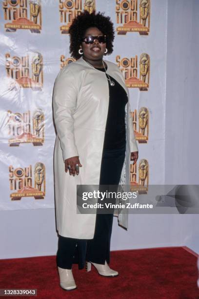 American singer and songwriter Angie Stone attends the Soul Train Music Awards at the Shrine Auditorium in Los Angeles, California, USA, 28th...