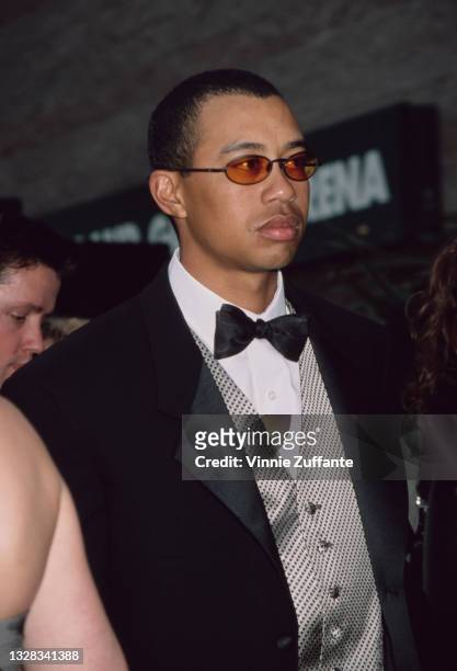 American golfer Tiger Woods attends the 8th Annual ESPY Awards, held at the MGM Grand Hotel in Las Vegas, Nevada, 14th February 2000.