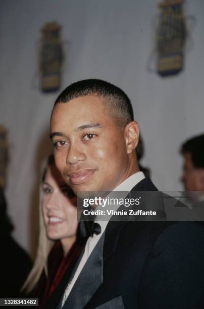 American golfer Tiger Woods attends the Sports Illustrated 20th Century Sports Awards in New York City, USA, 2nd December 1999.