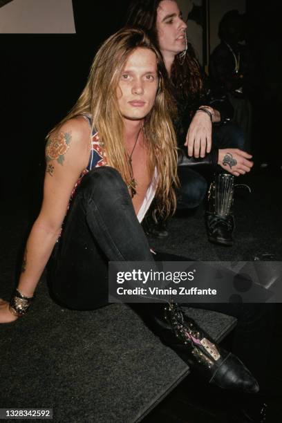 Canadian singer Sebastian Bach of heavy metal band Skid Row attends the 2nd International Rock Awards at the 69th Battalion State Armory in New York...