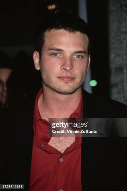 Canadian-Australian actor Aden Young attends the premiere of the film 'The Last Supper' at the Mann Festival Theatre in Los Angeles, California, 28th...